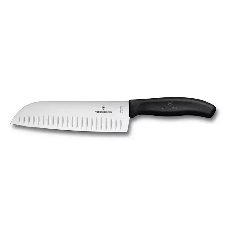 Santoku kuhinjski nož - vdrti rob rezila,17 cm, VICTORINOX