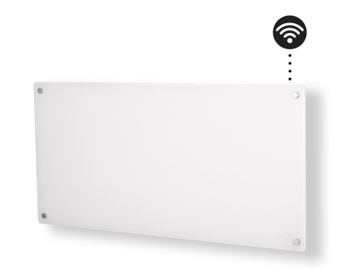 MILL panelni konvekcijski radiator Wi-Fi 900W bel steklo GL900WIFI3